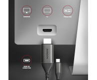 AXAGON RVC-HI2MC, USB-C - HDMI 2.0a kabel 1.8m, 4K/60Hz HDR10 - 1353447 - zdjęcie 7